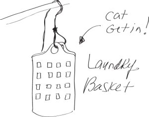 Basket and rope