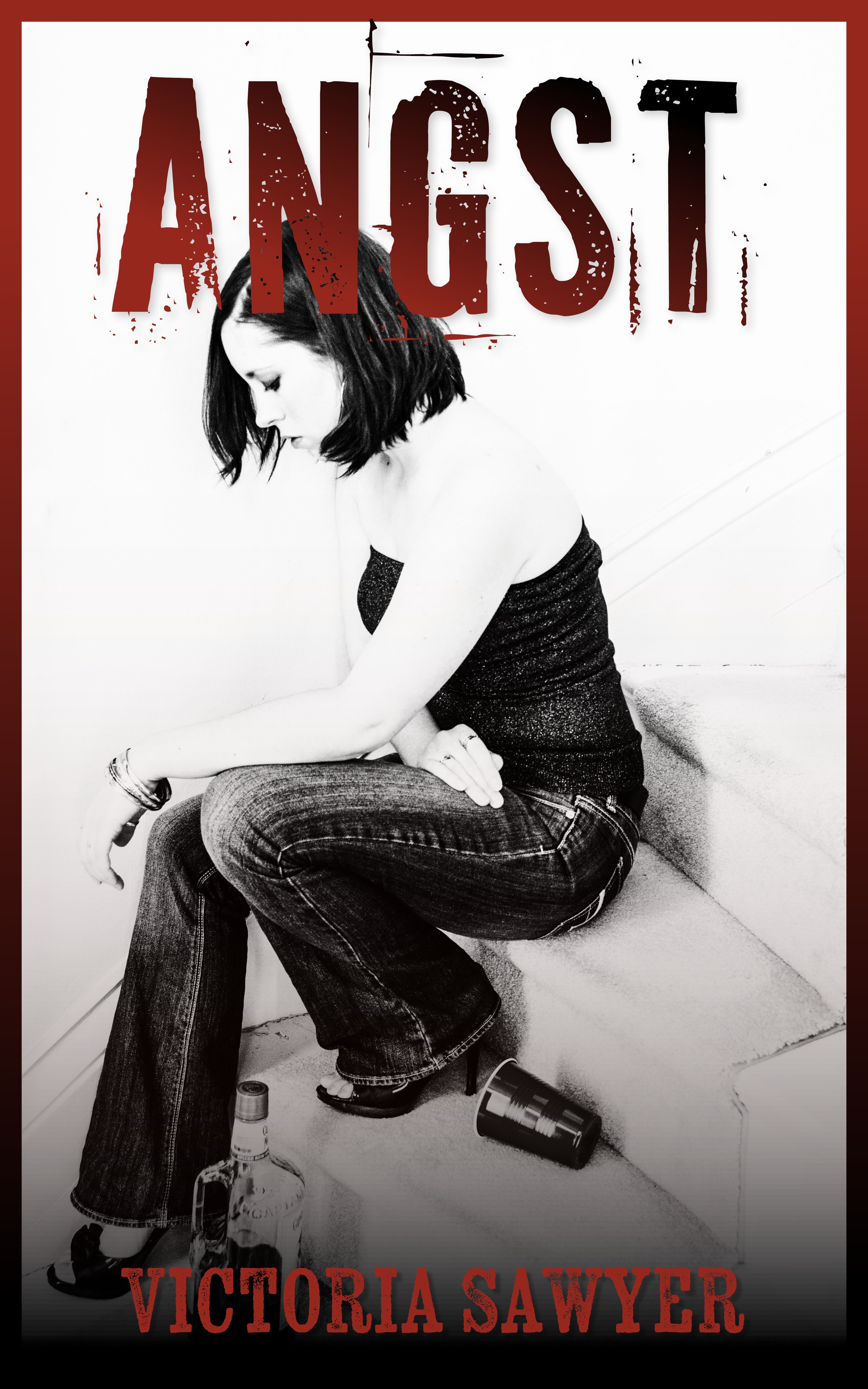cover for Angst the novel - victoria sawyer